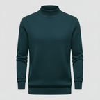 Men Sweatshirt | Crew Neck Pullover with Ribbed Cuffs - Evergreen Outfits- Sweaters