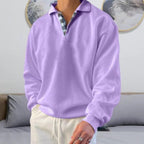 Men Sweatshirt | Lightweight Crew Neck Pullover Regular Fit - Evergreen Outfits- Sweaters