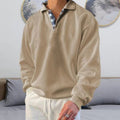 Men Sweatshirt | Lightweight Crew Neck Pullover Regular Fit - Evergreen Outfits- Sweaters
