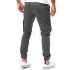 Men Trousers | Slim Cargo Jogger with Ankle Ribbed Cuffs - Evergreen Outfits- Trousers
