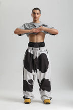Men Trousers | Wide Leg High Waist Drawstring Cargo Fit - Evergreen Outfits- Trousers