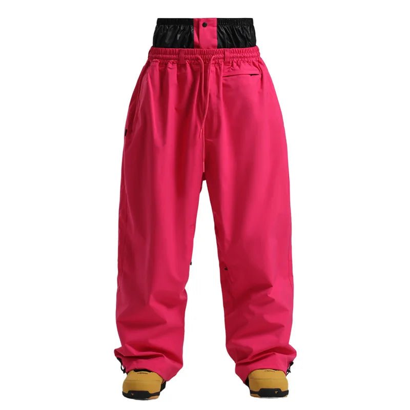 Men Trousers | Wide Leg High Waist Drawstring Cargo Fit - Evergreen Outfits- Trousers