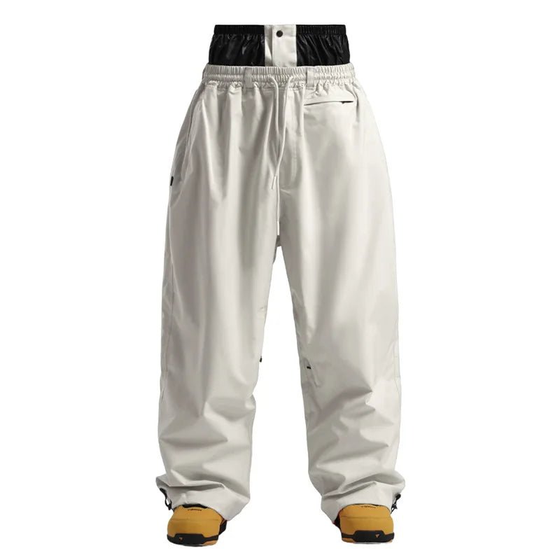 Men Trousers | Wide Leg High Waist Drawstring Cargo Fit - Evergreen Outfits- Trousers