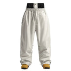 Men Trousers | Wide Leg High Waist Drawstring Cargo Fit - Evergreen Outfits- Trousers