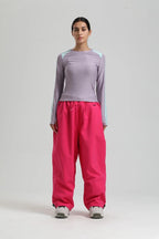 Men Trousers | Wide Leg High Waist Drawstring Cargo Fit - Evergreen Outfits- Trousers