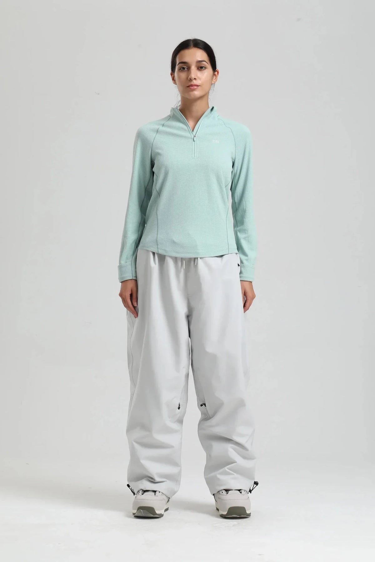 Men Trousers | Wide Leg High Waist Drawstring Cargo Fit - Evergreen Outfits- Trousers