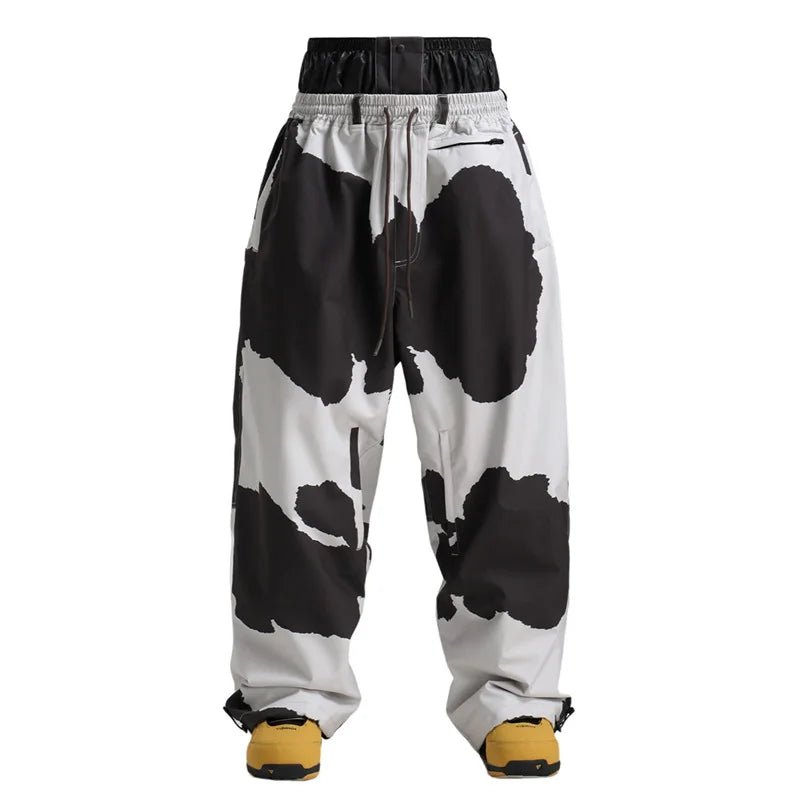 Men Trousers | Wide Leg High Waist Drawstring Cargo Fit - Evergreen Outfits- Trousers