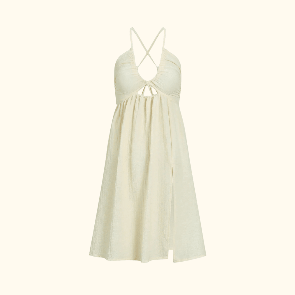 Midi Dress Women Adjustable Shoulder Fastening Straps - Evergreen Outfits - Women Midi Dress