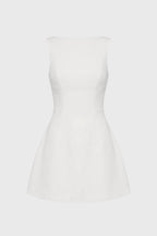 Mini Dress Women Strapless Fitted Solid Color Pullover - Evergreen Outfits- Women Mini Dress