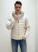 Men Hoodie | Quilted Fitted Cut with Attached Hood