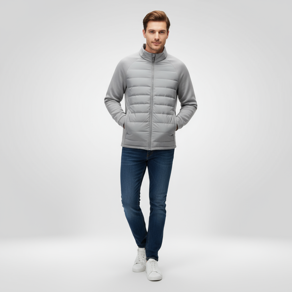 Men Jacket | Hooded Regular Fit with Water-Repellent Finish