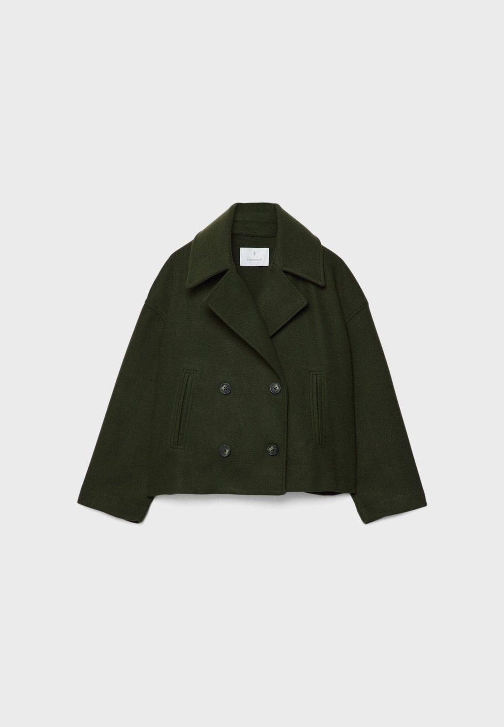 Women Jacket | Double-Breasted Cropped Fit with Lapels