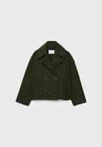 Women Jacket | Double-Breasted Cropped Fit with Lapels