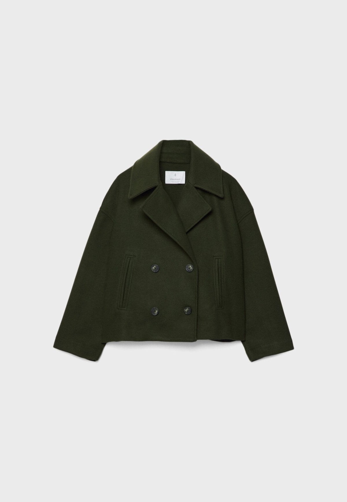 Women Jacket | Double-Breasted Cropped Fit with Lapels