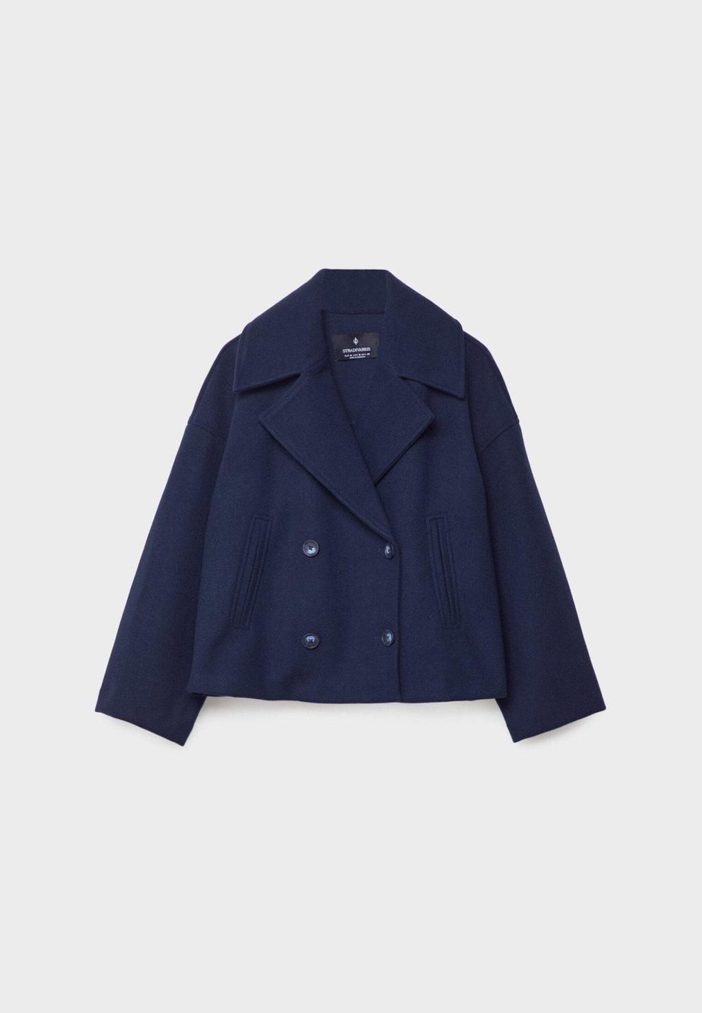Women Jacket | Double-Breasted Cropped Fit with Lapels