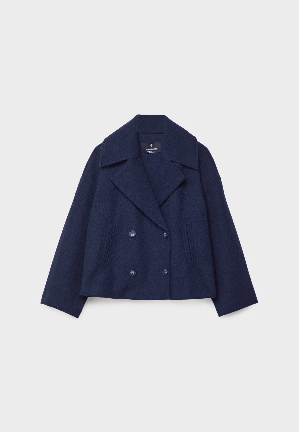 Women Jacket | Double-Breasted Cropped Fit with Lapels