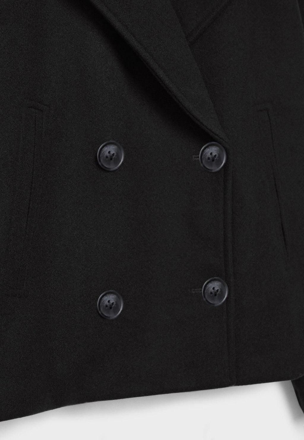Women Jacket | Double-Breasted Cropped Fit with Lapels