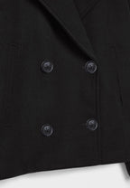 Women Jacket | Double-Breasted Cropped Fit with Lapels
