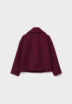 Women Jacket | Double-Breasted Cropped Fit with Lapels