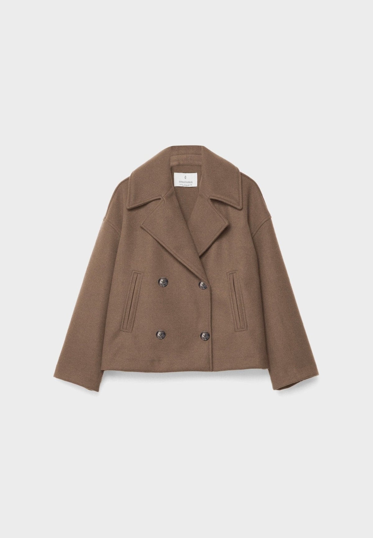 Women Jacket | Double-Breasted Cropped Fit with Lapels