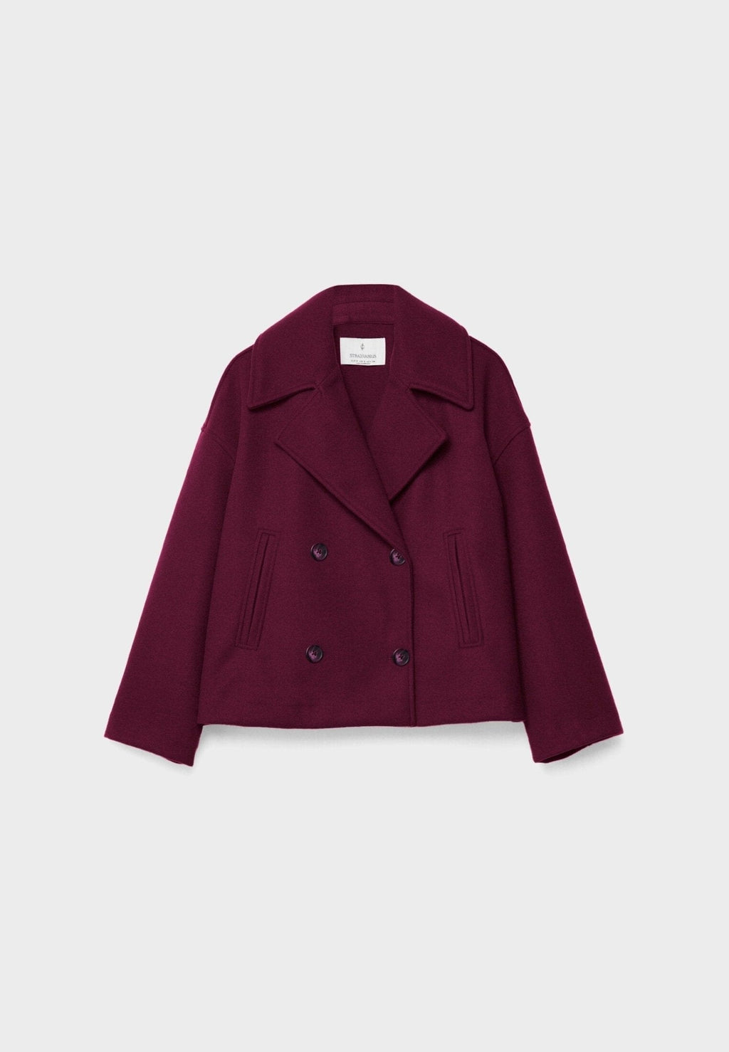 Women Jacket | Double-Breasted Cropped Fit with Lapels