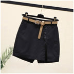 Shorts Women Plus Size A-Line Elastic Waist Loose Fit - Evergreen Outfits- Women Shorts