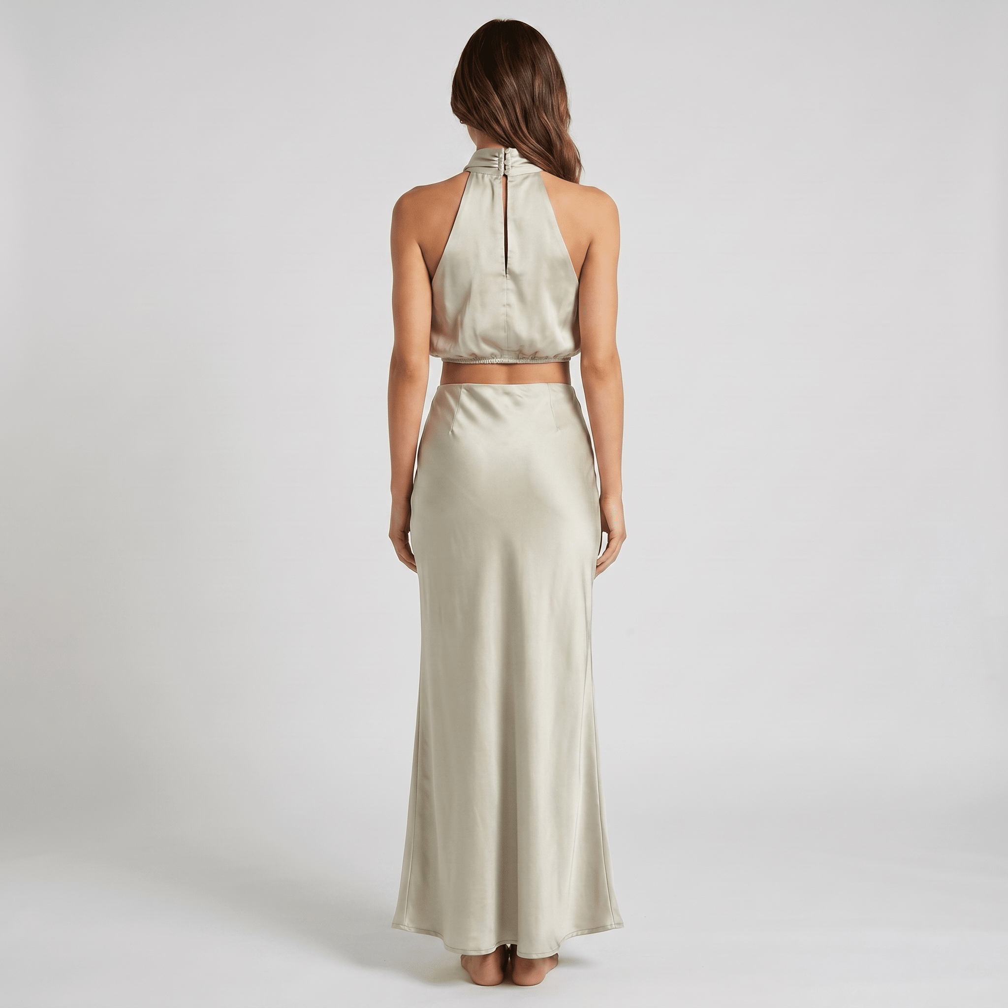 Skirt Set Women Maxi Length Two Piece Coordinated Set - Evergreen Outfits - Women Set