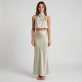 Skirt Set Women Maxi Length Two Piece Coordinated Set - Evergreen Outfits - Women Set