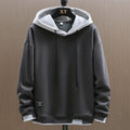 Men Hoodie | Relaxed Fit with Contrast Hood and Kangaroo Pocket