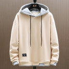 Men Hoodie | Relaxed Fit with Contrast Hood and Kangaroo Pocket