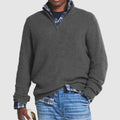 Men Sweatshirt | Ribbed Crew Neck with Long Sleeve Knit