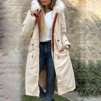 Women Coat | Hooded Longline Fit with Detachable Liner