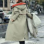 Women Coat | Hooded Longline Fit with Detachable Liner