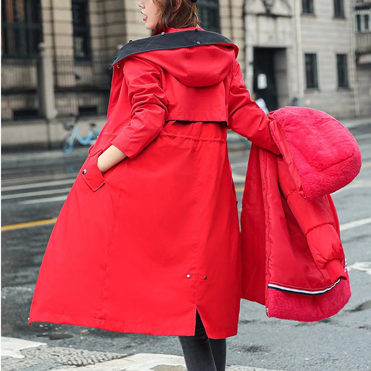 Women Coat | Hooded Longline Fit with Detachable Liner
