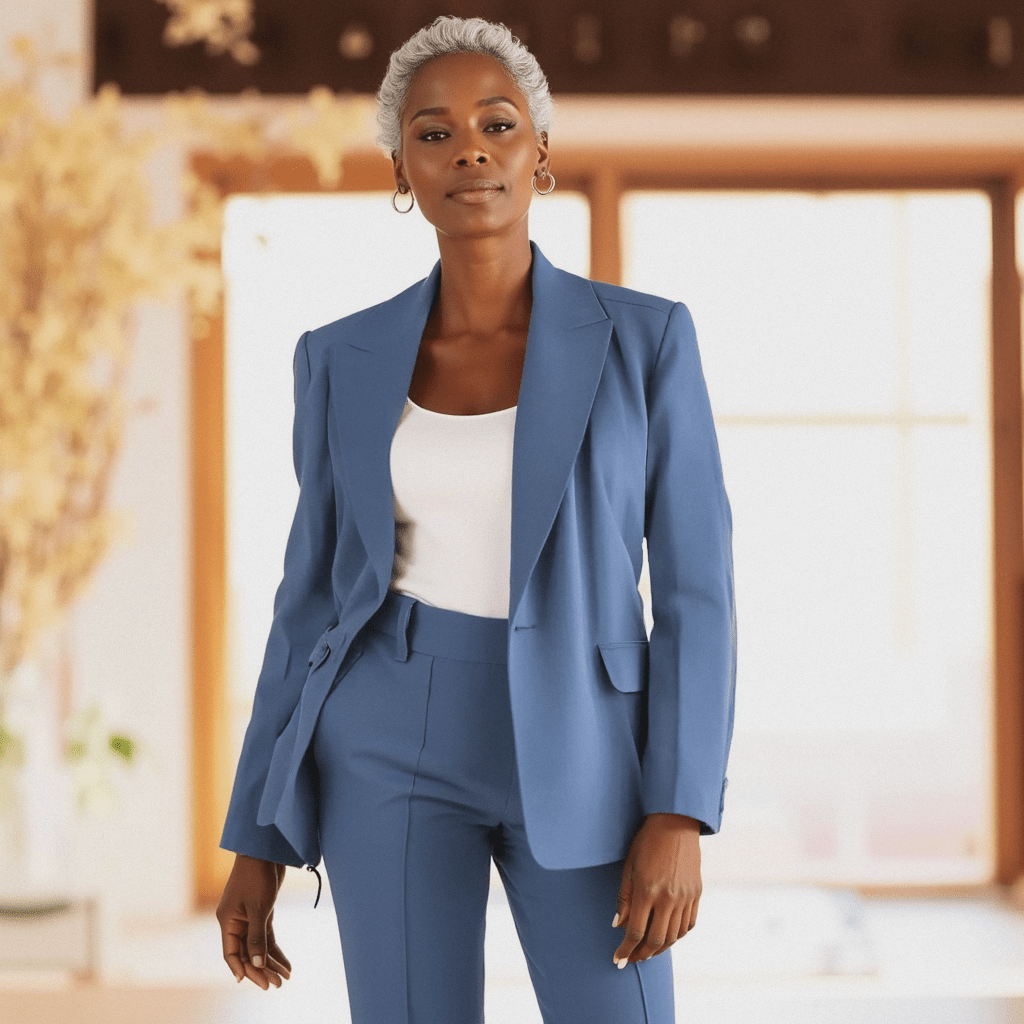 Suit Set Women Relaxed Fit Two Piece With Pockets - Evergreen Outfits - Women Set