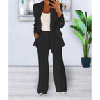 Suit Set Women Relaxed Fit Two Piece With Pockets - Evergreen Outfits - Women Set