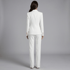 Suit Set Women Two Piece Front Button Closure - Evergreen Outfits - Women Set