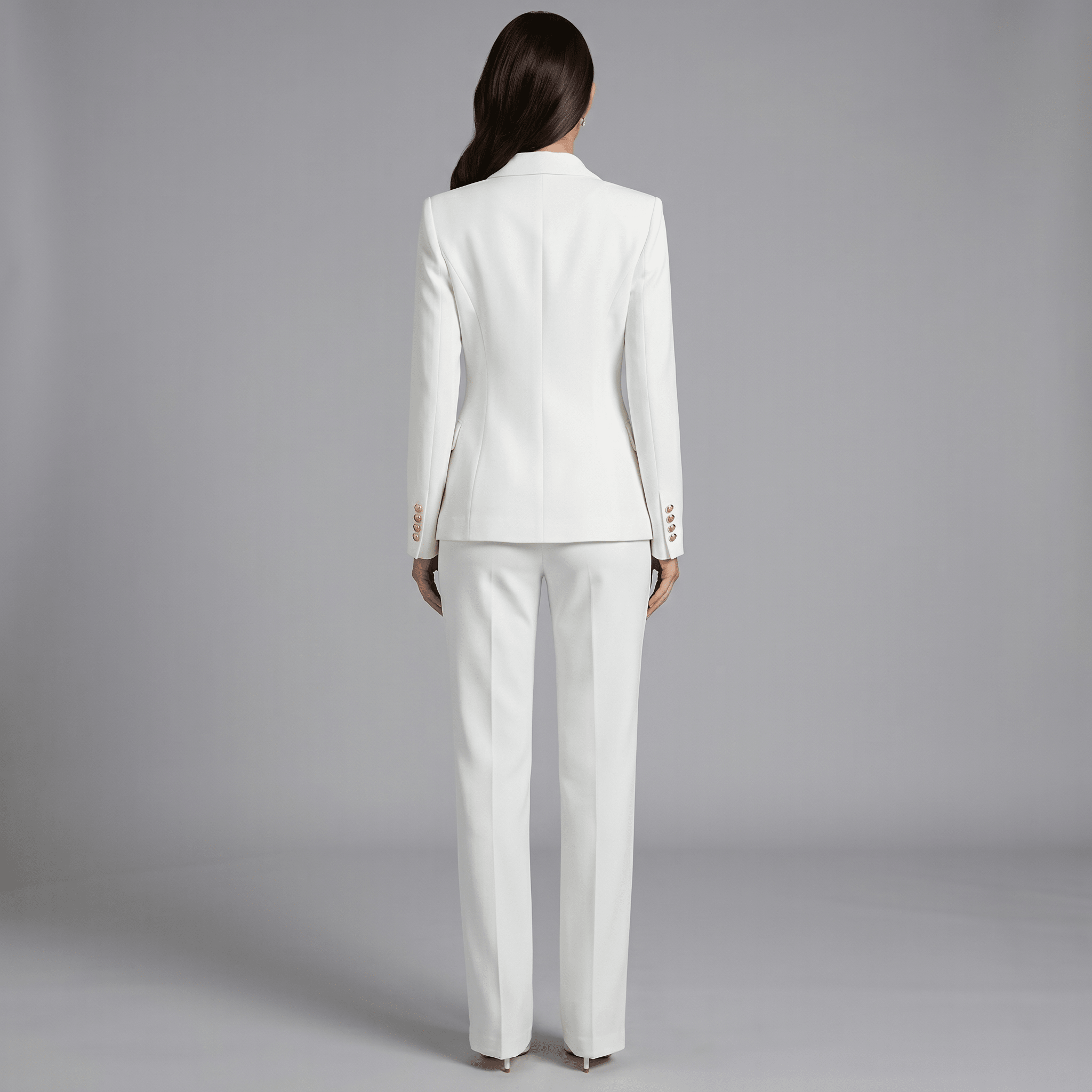 Suit Set Women Two Piece Front Button Closure - Evergreen Outfits - Women Set