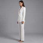 Suit Set Women Two Piece Front Button Closure - Evergreen Outfits - Women Set