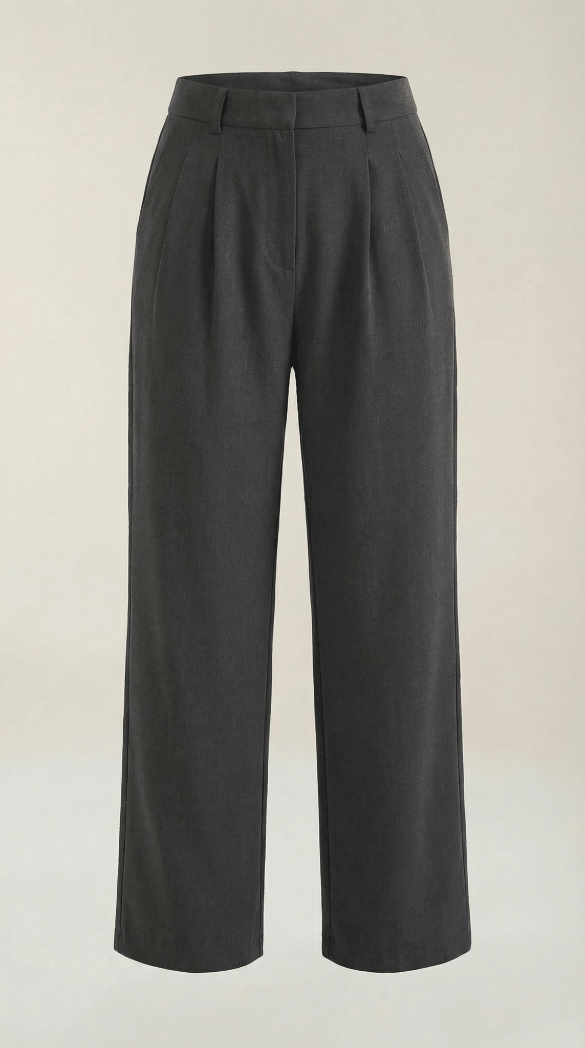Trousers Women High Waisted Wide Leg Pleated Full Length - Evergreen Outfits - Women Pants