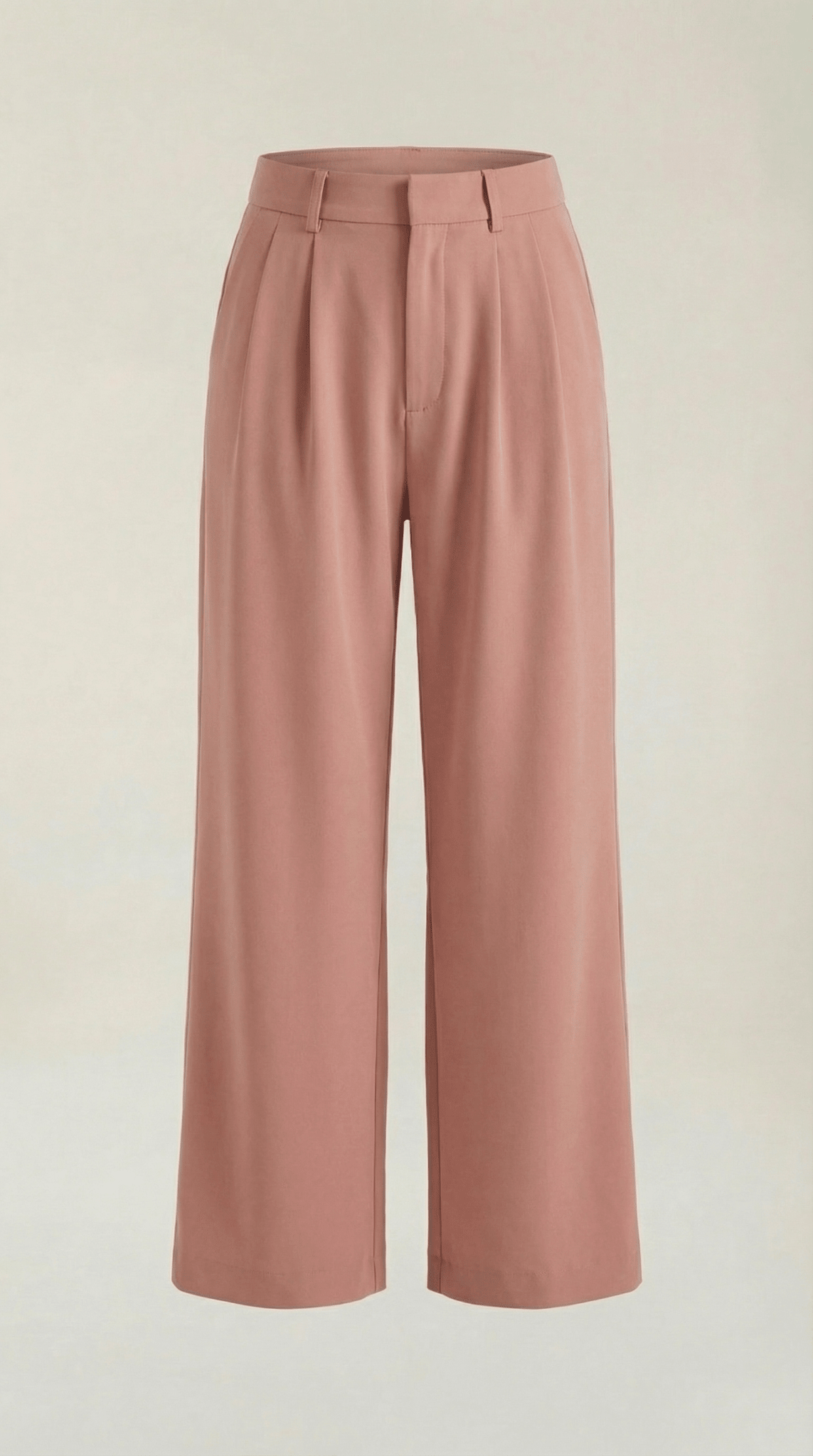 Trousers Women High Waisted Wide Leg Pleated Full Length - Evergreen Outfits - Women Pants
