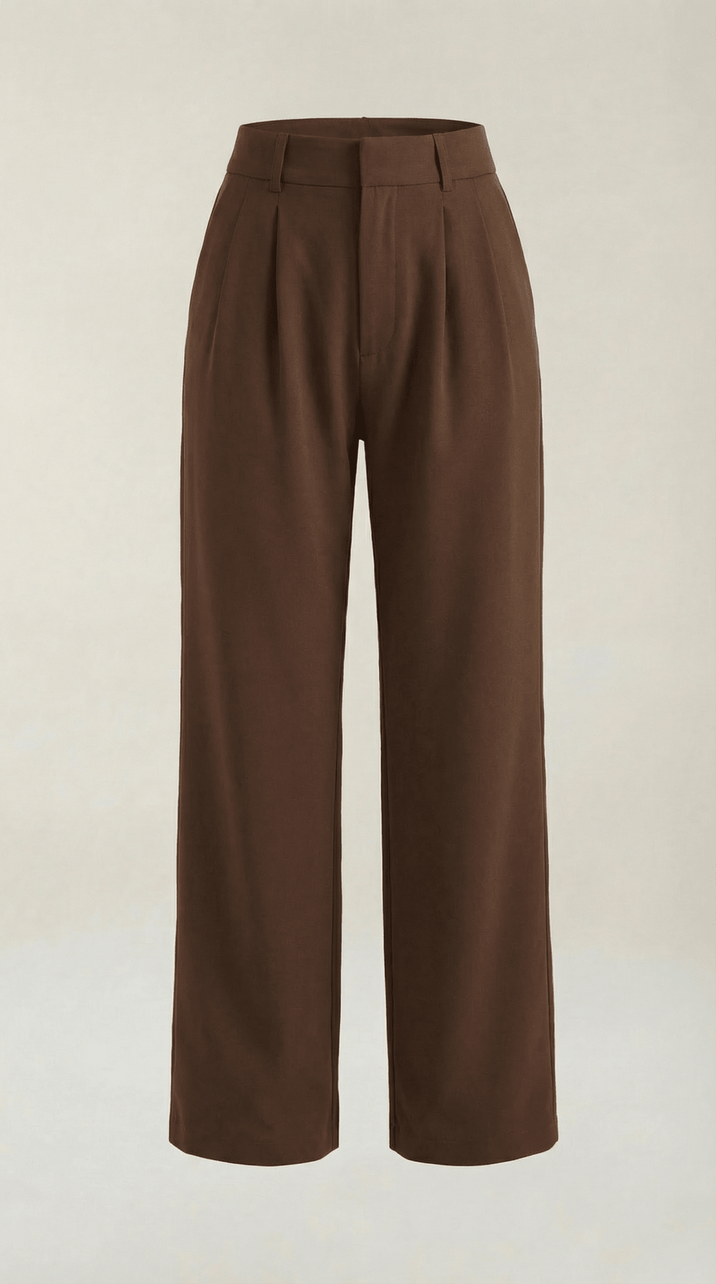 Trousers Women High Waisted Wide Leg Pleated Full Length - Evergreen Outfits - Women Pants