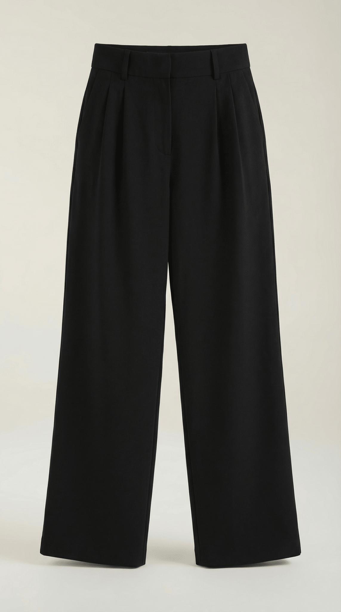 Trousers Women High Waisted Wide Leg Pleated Full Length - Evergreen Outfits - Women Pants