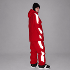 Unisex Suit | Hooded Half-Zip Jacket and Matching Trousers - Evergreen Outfits- Suits