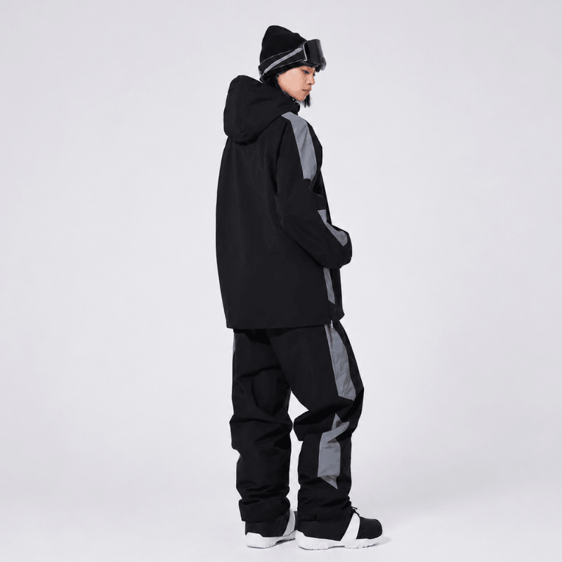 Unisex Suit | Hooded Half-Zip Jacket and Matching Trousers - Evergreen Outfits- Suits