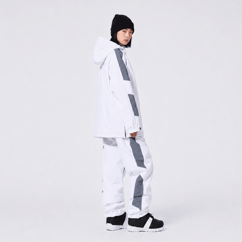 Unisex Suit | Hooded Half-Zip Jacket and Matching Trousers - Evergreen Outfits- Suits