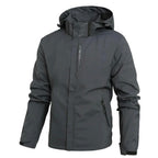 Men Jacket | Full-Zip Windproof Softshell Outdoor Fit