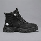 Men Boots | High-Top Lace-Up with Chunky Lug Sole Design