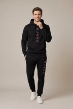 Men Set | Hoodie and Jogger with Graphic Print Regular Fit