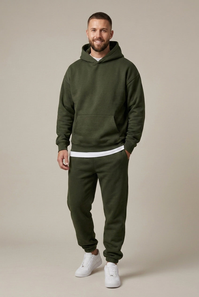 Men Set | Oversized Hoodie and Straight-Leg Joggers